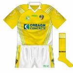 2007:
Eventually, Creagh Concrete came on board, leading to a new, cleaner design with aspects of the new crest on the sleeves.