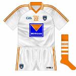 2012:
The Nicky Rackard Cup final pitted Armagh against Louth, with the Orchard County changing after losing the toss, donning a simple reversal of orange shirt.