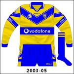 Short sleeves were worn during the 2002 league campaign, with this long-sleeved edition following in '03.
