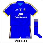 Further meetings with Wexford saw Clare play in blue more often, with the 2010-11 GK shirt used. While Wexford had worn white in '09, they switched to purple change jerseys, meaning almost as bad a clash as the normal shirts.