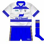 2010: 
Change goalkeeper jersey worn for 2010 Division 2 final when outfielders had to line out in blue.