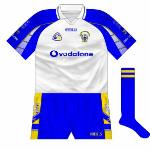 2005:  
White version of new shirt used in clash against Tipperary in June 2005.