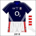 Rare change goalkeeper shirt, used against Armagh in 2010, despite having 2009 anniversary logo.