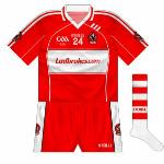 2009-10:
Exact reversal of the new shirt, also used early in 2010 despite the 2009 GAA logo being present.