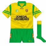 1998:
Seemingly only worn in a knockout league game against Offaly, the Tara design was in short-sleeved format.
