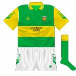 1991:
When the GAA first allowed sponsorship, Donegal carried the words 'Donegal Chips' on their jerseys 
