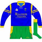 2002:
Donegal travelled to Roscommon for a league game without a change kit. While the home side changing is more common in the league, the solution here was for Donegal to wear Roscommon's alternative jerseys.