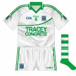 2013:
As usual, Fermanagh wore white against Meath in the league, with the shirt an exact reversal of the green top.