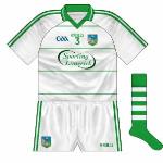 2011:
The new change kit was the same as the goalkeeper's shirt. Used against Kerry in U21 and senior matches by the county footballers, and also against Carlow by the hurlers.