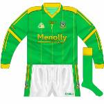 2008:
Front numbers added to long-sleeved shirts, initially in a different font to the usual O'Neills one.