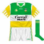 1997-2002:
The O'Neills wordmark reverted to white, and this jersey remained unchanged for championship games for five years.