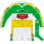 2009-10:
Long-sleeved version of new jersey. Only ever used with more simplified GAA logo.