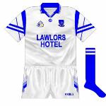 1996-97:
A return to O'Neills and the same style used by the hurlers, though obviously with a different sponsor.