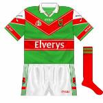 2003-05:
Unusual style worn only by the Mayo hurlers.