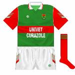 1992:
Univet Curzole became the first company to have its name on the Mayo kit.