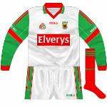2007:
White shirt with same sleeves as on outfield shirt, used against Donegal in 2007 league final.