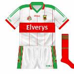 2006:
Again the minor side opted to use white as a change colour, wearing it against Leitrim and Kerry. 