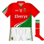 2012-14:
Mirroring the fairly radical changes to the main shirt, this was mainly used against Kerry - most notably in the drawn 2014 All-Ireland semi-final and replay.